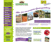 Tablet Screenshot of dobberphul-zaeune.de